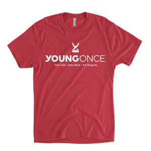Hourglass Tri-Blend T-Shirt Vintage Red